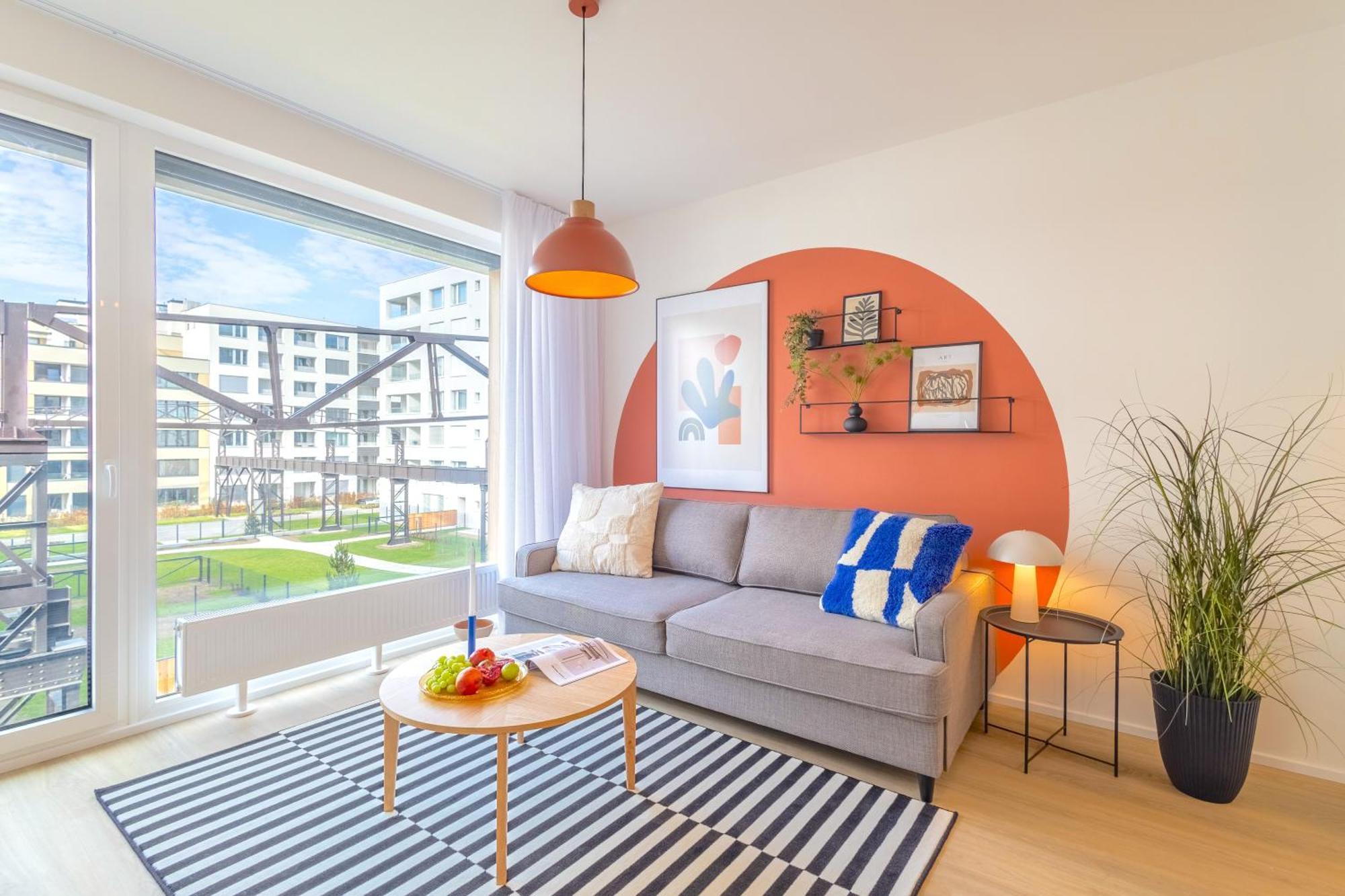 Design Apartment - Balcony, Free Parking, Yoga, 10 Mins To Center, By Gravity 布拉格 外观 照片