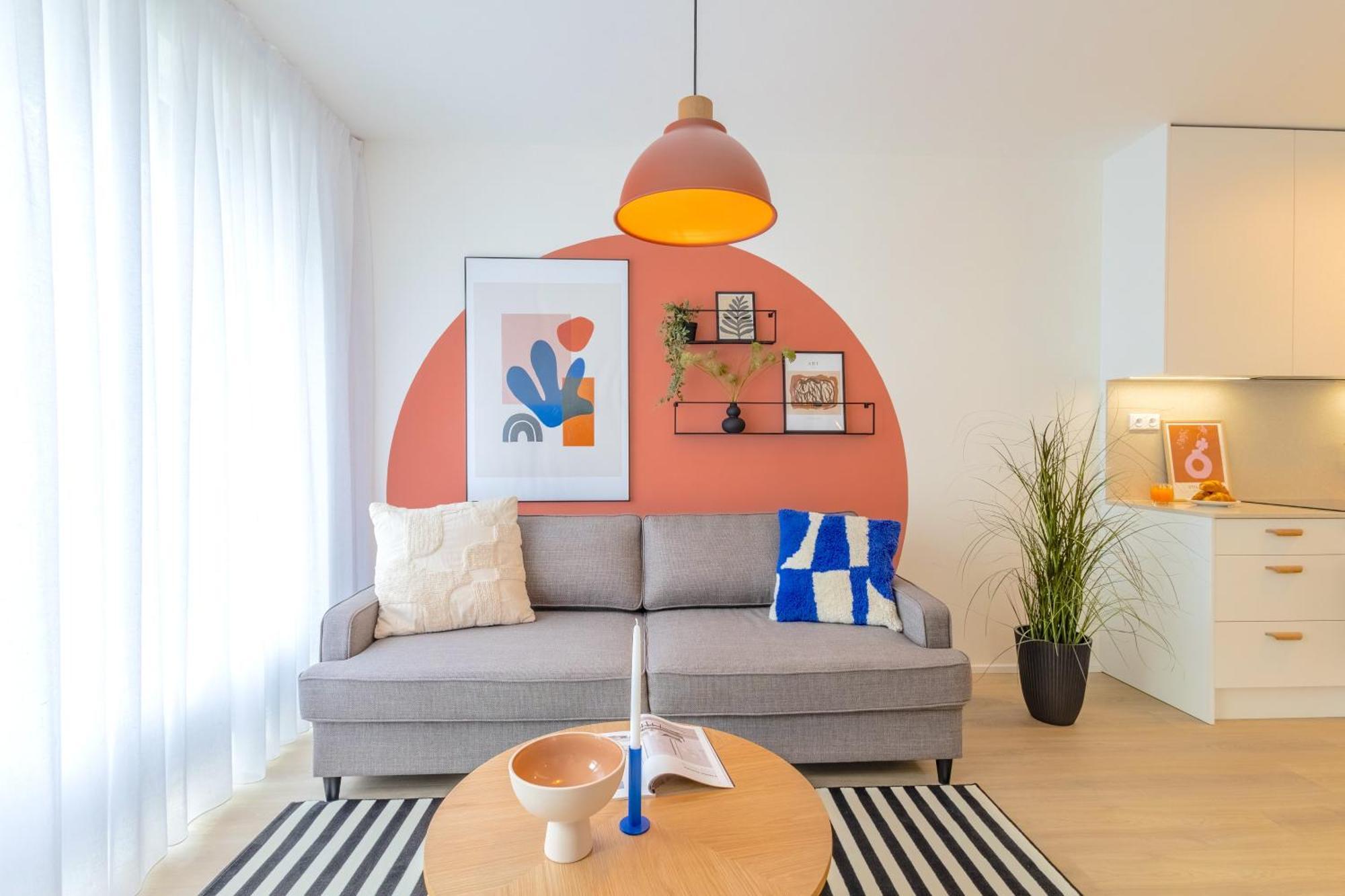 Design Apartment - Balcony, Free Parking, Yoga, 10 Mins To Center, By Gravity 布拉格 外观 照片